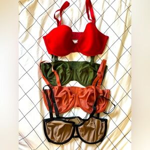 CUUP BRAS 32 F - Balconette, Demi 4 Bras for the price of 1!